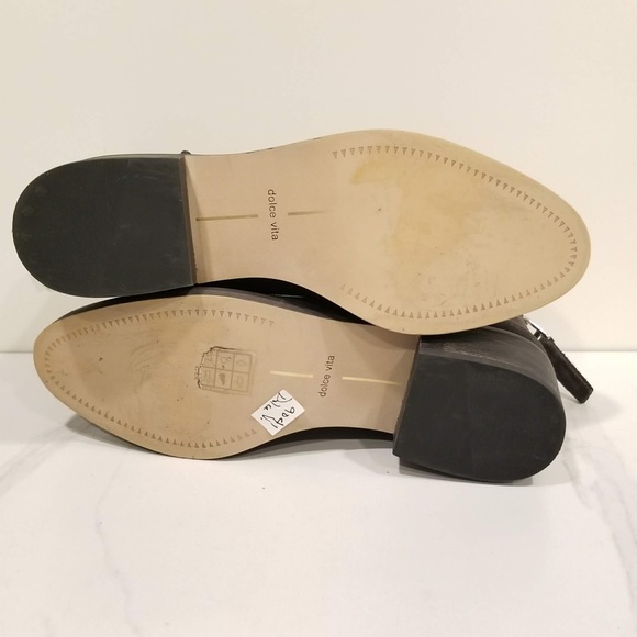 Dolce Vita Tucker Gray Suede Ankle Boots Western Shoes Zip Women's Shoes - Picture 12 of 12